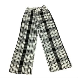 Rue 21 plaid wide leg pants size large